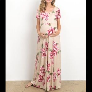 Hello Miz Maternity Maxi Dress Size L
